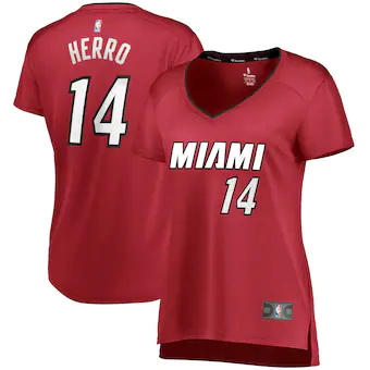 womens fanatics branded tyler herro red miami heat fast bre-317